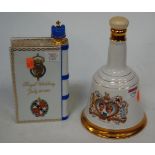 Bell's Scotch Whisky in commemorative Royal Wedding porcelain decanter,