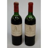 Château Latour, 1965, Pauillac, two bottles (one mid-shoulder,