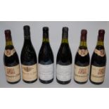 Châteauneuf-du-Pape, 1996, Caves des Papes, one bottle; three others 1993; Domaine de la Guicharde,