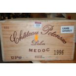 Château Potensac, 1996, Medoc, twelve bottles,