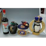 Mixed lot, to include; Lamb's Navy Rum in commemorative decanter, Pusser's Rum in decanter,