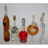 Mixed lot, to include; one bottle Napoleon Cognac, Mandarinl Liqueur,