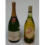 WITHDRAWN Champagne Philipponnat Brut Royal Reserve, one magnum; and Clos Pierre Jeau, 1964,