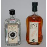 Glen Kella Manx Malt Natural White Whisky, 70cl, 40%,