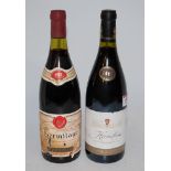 Cave de Tain Hermitage, 2001, Rhône, one bottle' and E Guigal Hermitage, 1981, Rhône,