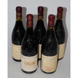 Châteauneuf du Pape, 1990, Font de Michelle, two bottles; two others 1994; Château la Nerthe, 1995,