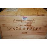 Château Lynch-Bages, 2004, Pauillac, twelve bottles,