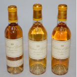 Château d'Yquem, 2002, 2003, and 2005, Sauternes,