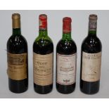 Château Marquis de Terme, 1984, Margaux, one bottle; Château Plince, 1966, Pomerol,