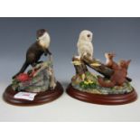 Two Border Fine Arts figurines including Nipper A1487 and Curiosity A1282