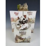 Five boxed Lilliput Lane cottages including Morton Manor, Deer Park Hall, Anne Hathaway Cottage,