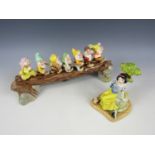 A boxed Royal Doulton Disney showcase collection Snow White and the Seven Dwarves