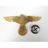 Two German reproduction Third Reich badges