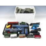 A quantity of model railway locomotives, rolling stock, track etc