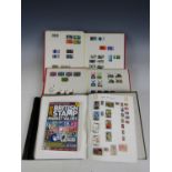 A stamp collection including GB Victorian and later non GB stamps and first day covers