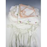 A quantity of Victorian baby costumes and linens