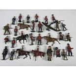 A quantity of military figures