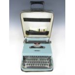 A 1960's Olivetti Letra 22 portable typewriter