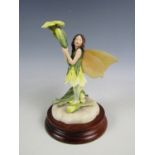 A Border Fine Arts figurine, B0416 The Primrose Fairy, limited edition No. 261/1,950, with