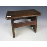 A cracket wooden stool