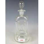 A Victorian kutrolf decanter