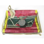 A Victorian Ancient Order of Druids medal together with cloth regalia