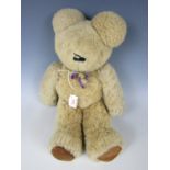 A 1930's - 1940's plush teddy bear