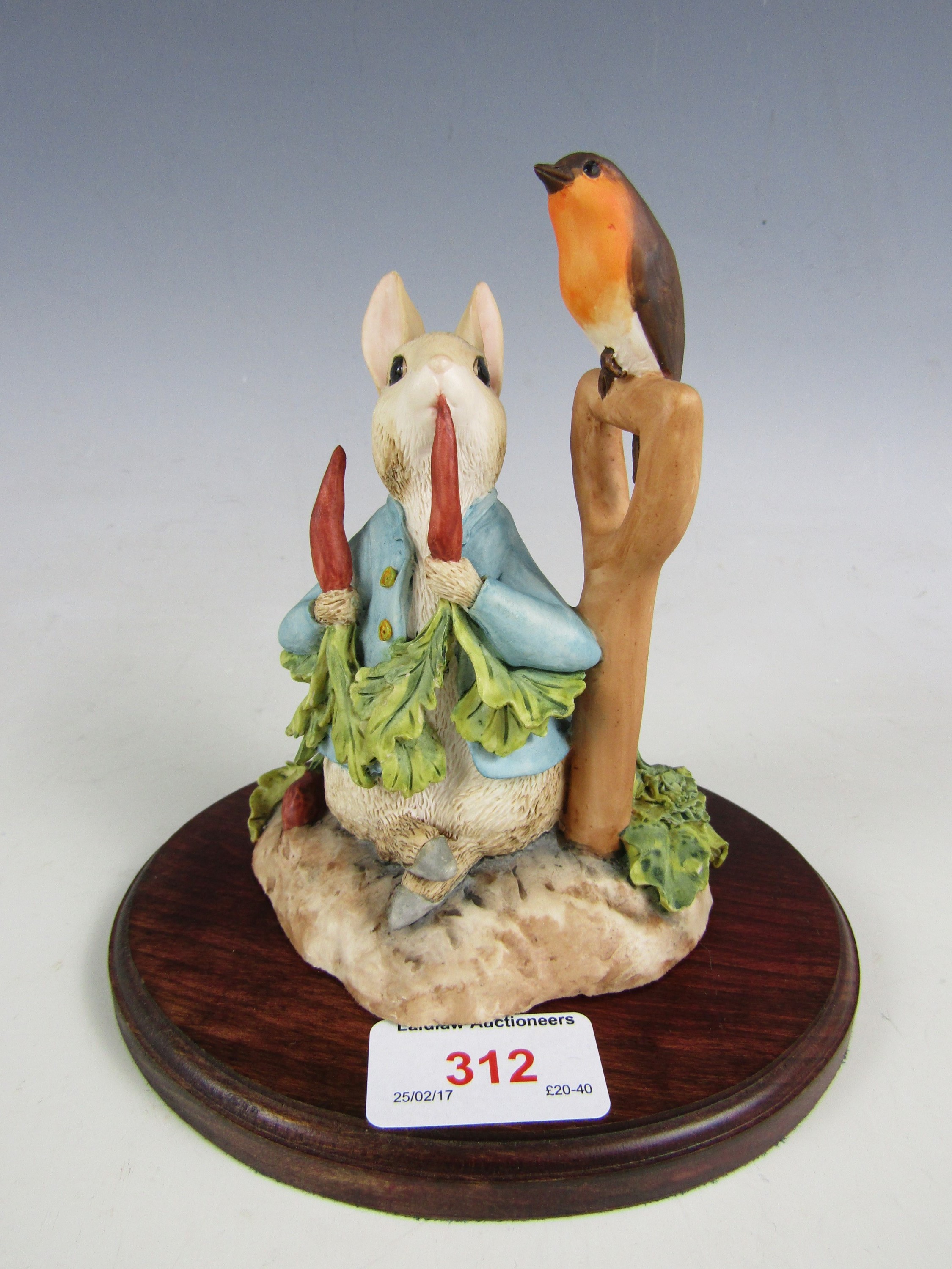 A boxed Border Fine Arts figurine Peter Rabbit