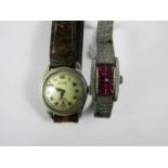 A 1940's Immerfort wristwatch together with a ladies Seiko dress watch