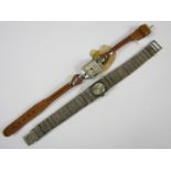 A vintage ladies' wristlet watch by Paul Buhre, in un-worn condition with original tag, second
