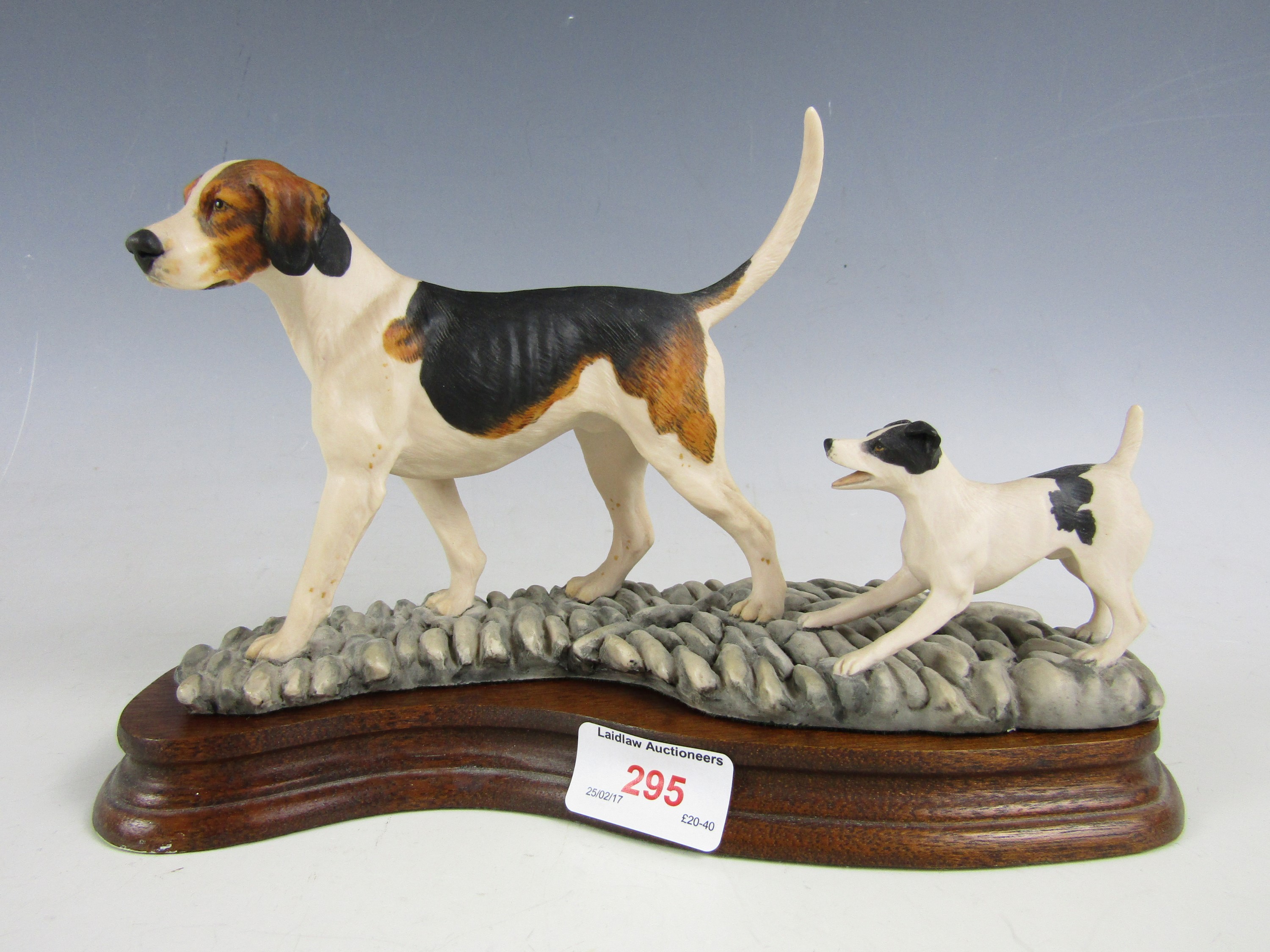 A Border Fine Arts dog figure group