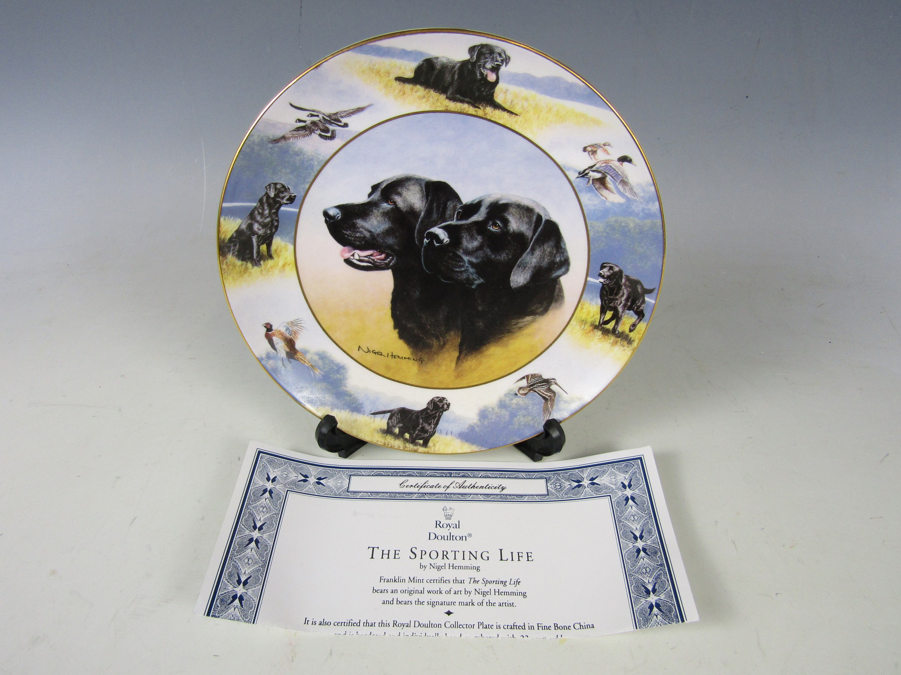 A Royal Doulton Sporting Life collectors plate