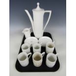 A Portmeirion Totem pattern coffee service