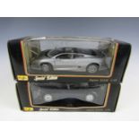 Two boxed Maisto Jaguar XJ220 (1992) model cars