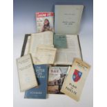 A 1945 and post-War RAF ephemera group including pilot's flight training Flying Log Book, Service