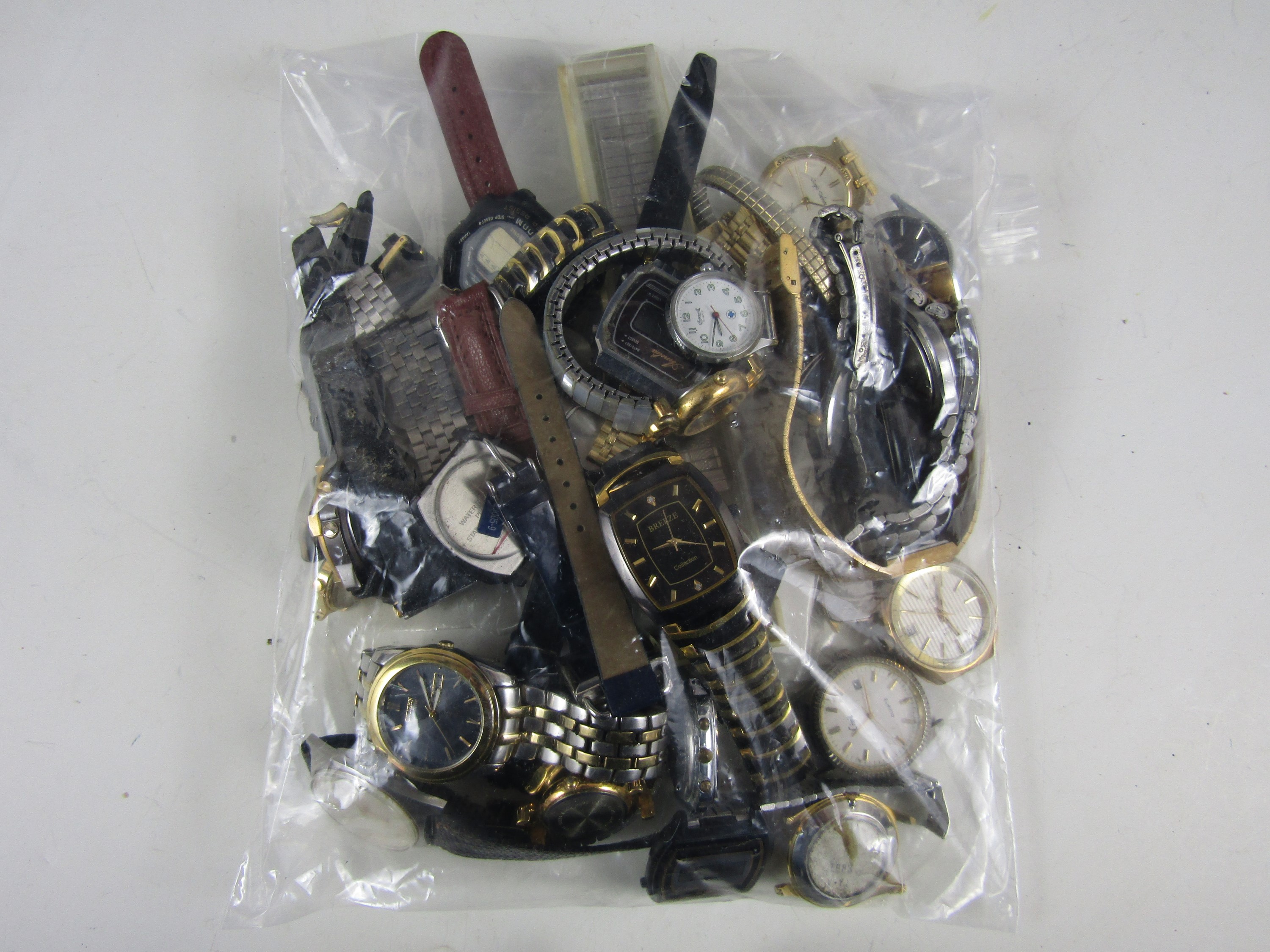 A large quantity of watches