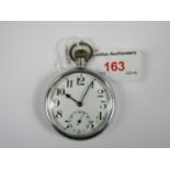 A Second World War GSTP army issue pocket watch by Bravingtons