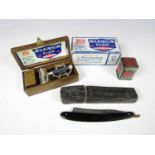 An early 20th century Wilkinson Empire model safety razor in original packaging together with a