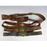 Vintage Boys' Brigade leather belts