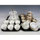 A Paragon Enchantment pattern tea service, together with one other Phoenix ware tea set