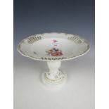 A 19th Century KPM porcelain tazza (a/f)