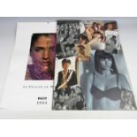 Ten boxed Pirelli calendars from 1994 to 2003