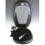 A Homedics heated massage seat cover