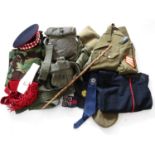 A large quantity of late 20th Century Scots Guards clothing and equipment including DPM smock, beret