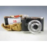 A mid 20th Century Walter Kunik Petie subminiature camera