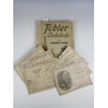 A Tobler Chokolado album together with Vere Foster drawing books