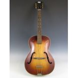A Hofner Congress model 3986 acoustic guitar (a/f)