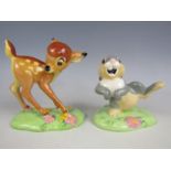 Two Royal Doulton Disney figurines Thumper and Bambi