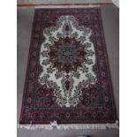 A Hali handmade Ladik silk rug, 550,000 knots per square meter, 160 x 250 cm