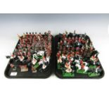 A large quantity of late 20th Century Britains and other die-cast toy soldiers